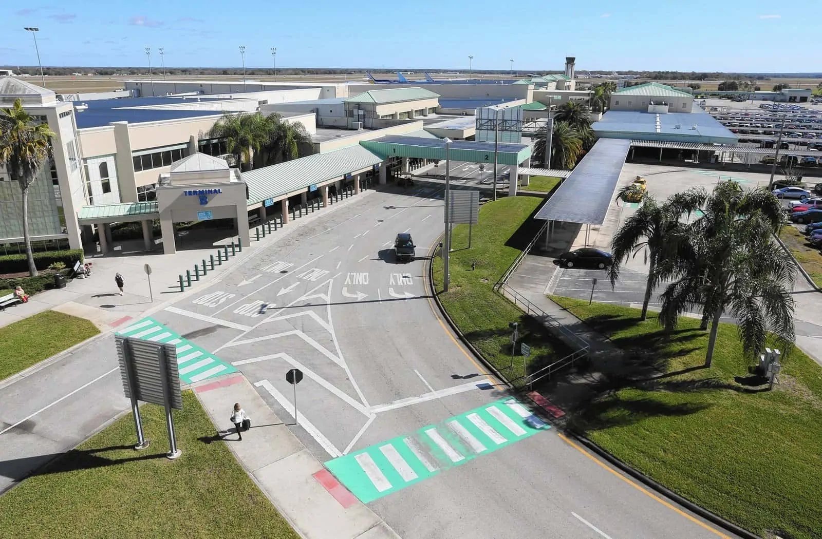 Sanford Airport private shuttle to Port Canaveral — OrangeTrans luxury Sprinter Van